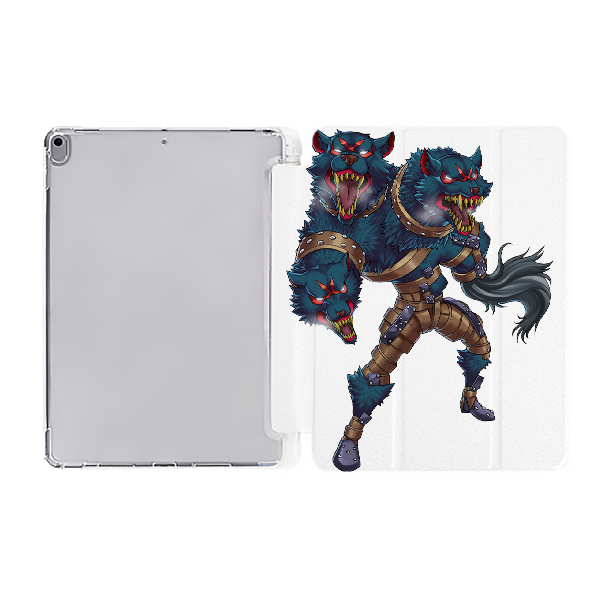 （画像用） 遊☆戯☆王 Yu-Gi-Oh! IPad ケース ペン収納付き 三つ折りスタンド PUレザー×シリコン 対応機種9.5/10.5/10.9インチ